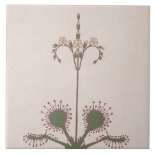 Carreau à motif floral vintage Repro
