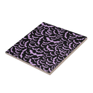 Carreau à motif répétitif de chauves-souris