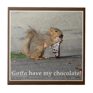 Carreau A obtenu d'avoir ma tuile décorative de chocolat