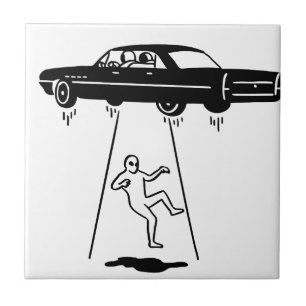 Carreau abduction de voiture des aliens