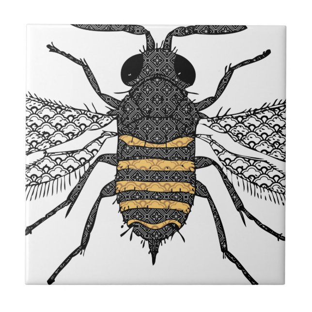 Carreau Abeille vintage (Devant)