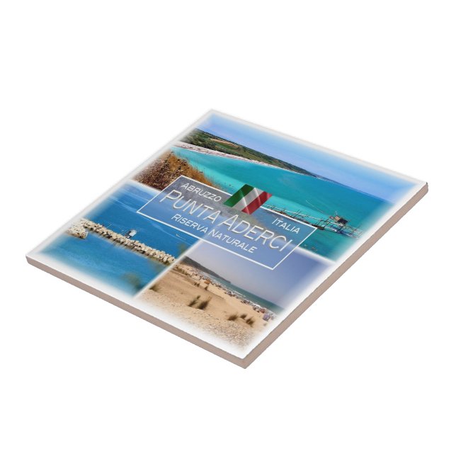 Carreau ABR005 PUNTA ADERCI, Abruzzes, Italie, (Côté)