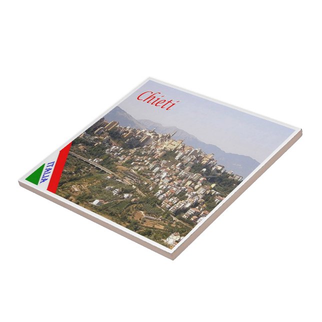 Carreau ABR013 CHIETI, Abruzzes, Italie, (Côté)