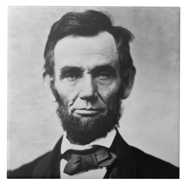 Carreau Abraham Lincoln : 16ème Président de l'Amérique (Devant)