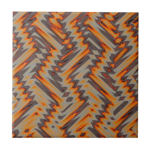 Carreau Abrégé sur 4, images coucher du soleil du Maine de (Devant)