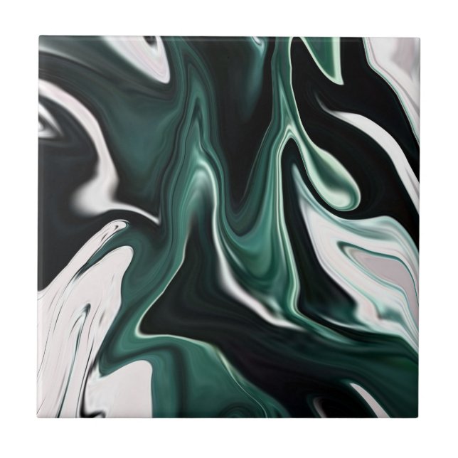 Carreau Abstract elegant fluide marble liquide (Devant)
