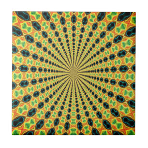 Carreau Abstrait Colorful Fractful Light Waves Carrelage e