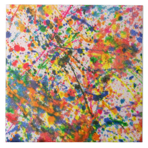 Carreau Abstrait - Crayon - Mardi Gras