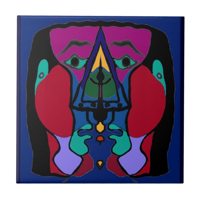 Carreau Abstrait déséquilibré (Devant)