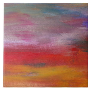 Carreau Abstrait - Gouache & Acrylique - Rêves Agréables