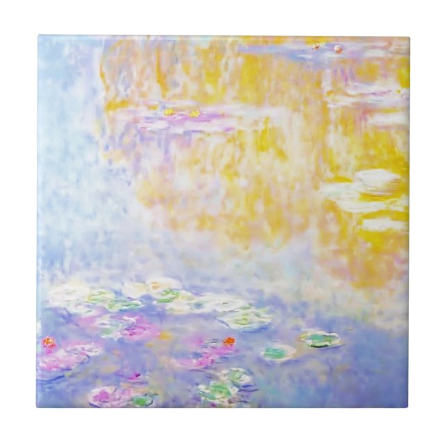 Carreau abstrait, nénuphars de Monet 7 (Devant)