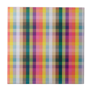 Carreau Abstrait Scottish Plaid