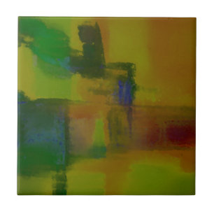 Carreau Abstrait vert moderne