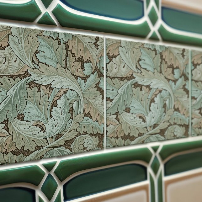 Carreau Acanthus William Morris Floral (Créateur téléchargé)