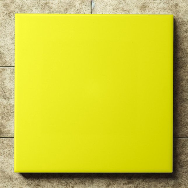 Carreau Accent De Surbrillance Jaune Classique Vivid (Créateur téléchargé)