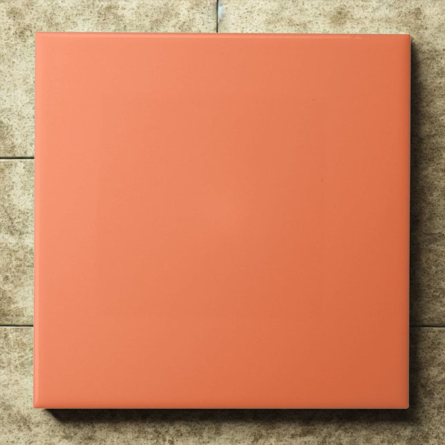 Carreau Accent tropical corallien dynamique (Créateur téléchargé)