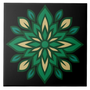 Carreau Accent vert décoratif moderne