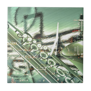 Carreau Accessoires design de musique saxophone - personna