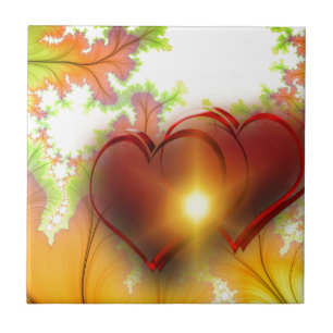 Carreau Accessoires Motifs design coeur moderne chic, amou