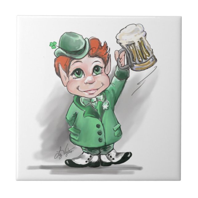 Carreau Acclamations d'Irlandais ! Tuile (Devant)