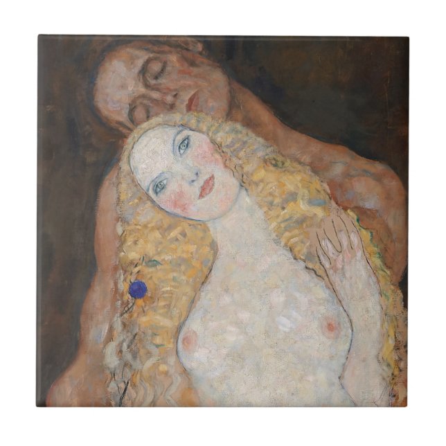 Carreau Adam et Eve par Gustav Klimt (Devant)
