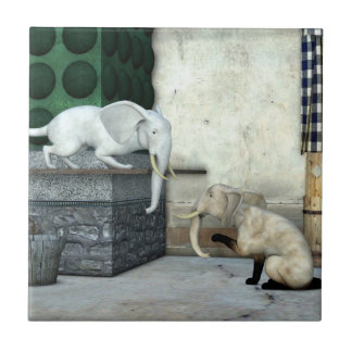 Carreau adorable chats éléphants