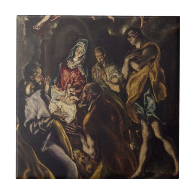 Carreau Adoration des bergers (Devant)