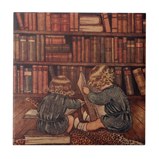 Carreau Adventures in the Library (Devant)