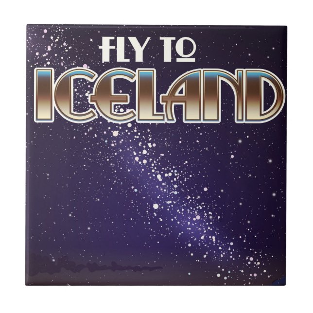 Carreau affiche de combat d'Islande (Devant)
