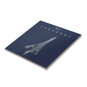 Carreau Affiche de voyage Fly The Concorde