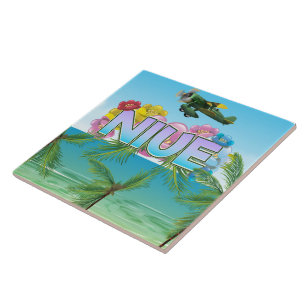 Carreau Affiche de voyage Niue Pacifique Sud