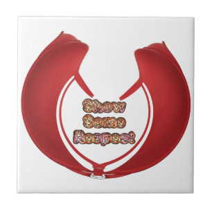 Carreau Afficher un peu de respect Imprimé