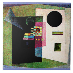 Carreau Affirmant, peinture abstraite de Kandinsky,