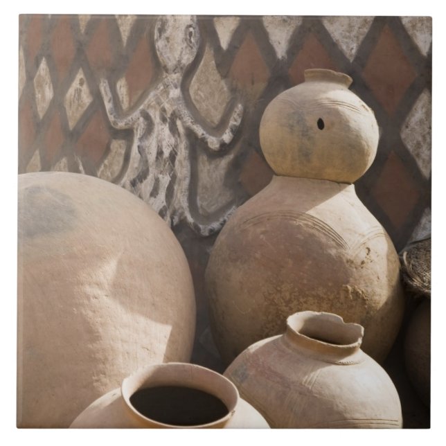 Carreau Afrique, Afrique de l'Ouest, Ghana, Sirigu. Artisa (Devant)