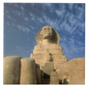 Carreau Afrique, Égypte, Le Caire, plateau de Gizeh. Sphin