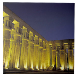 Carreau Afrique, Égypte, Louxor. Cour du soleil d'Amenhote