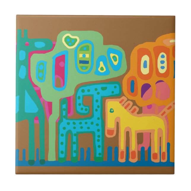 Carreau Afrique ethnique (Devant)