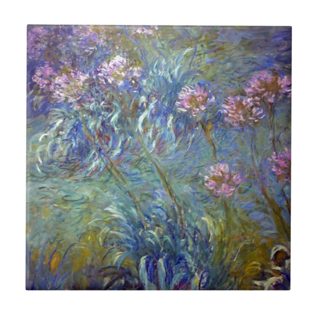 Carreau Agapanthus de Claude Monet (Devant)