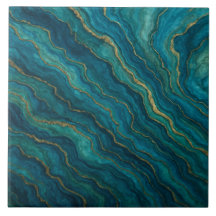 Agate Océan Bleu Profond