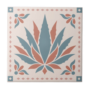 Carreau Agave - Southwest Folk Pattern