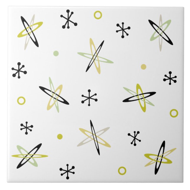 Carreau Âge de l'espace de l'ère atomique (Devant)