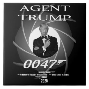 Carreau Agent Président Donald Trump Jour d'investiture 47