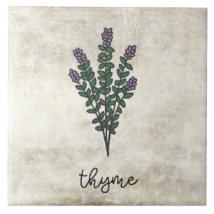 Carreau Agritourisme de Thyme aux herbes rustiques