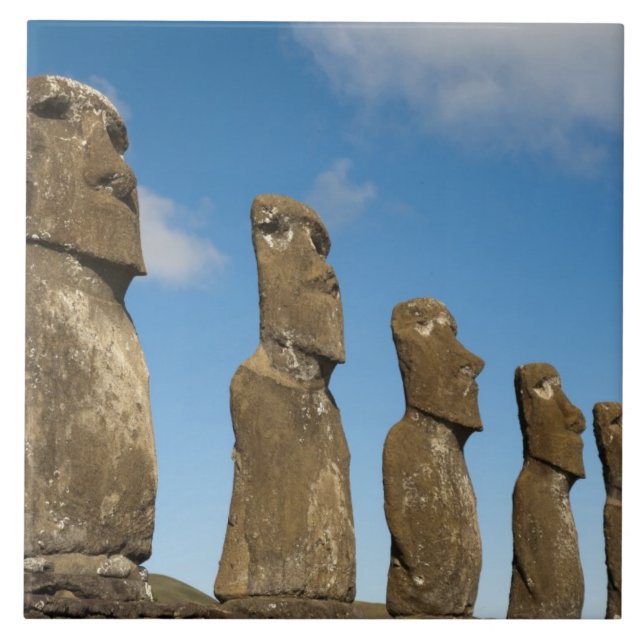 Carreau Ahu Akivi, Rapa Nui, Île de Pâques, Chili 2 (Devant)