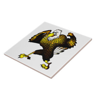 Carreau Aigle chauve de combat de dessin animé Décor Cuisi