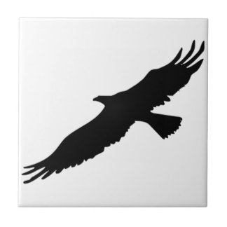 Carreau Aigle noir et blanc