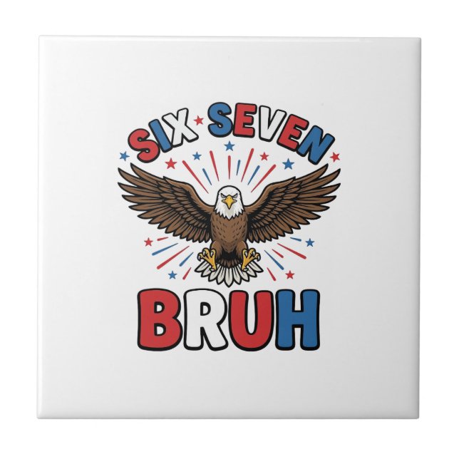 Carreau Aigle Patriotique Six Sept Bruh Design Vectoriel_1 (Devant)