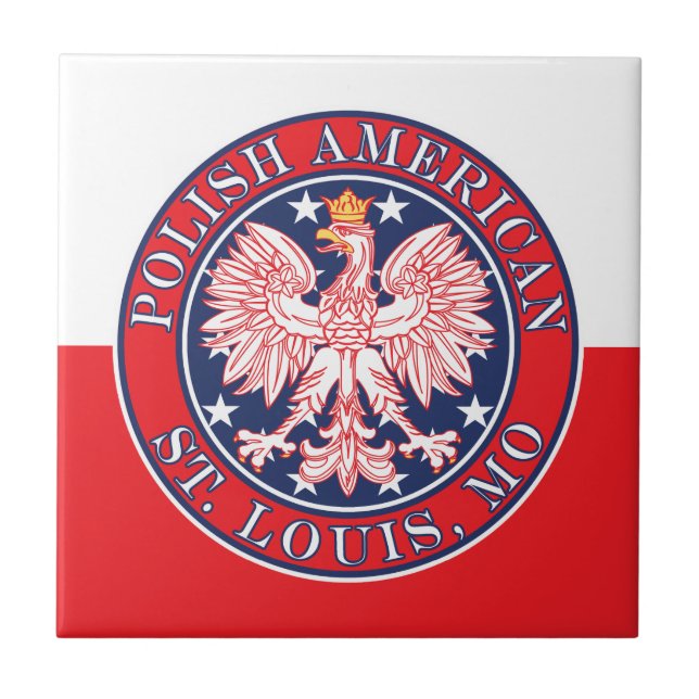 Carreau Aigle polonais de Saint-Louis Missouri (Devant)