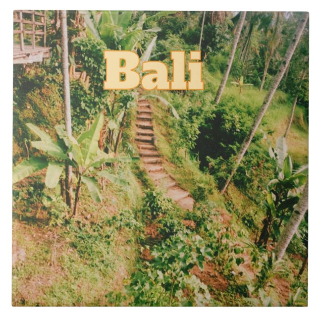 Carreau Aimant photo flexible souvenir de Bali (Devant)