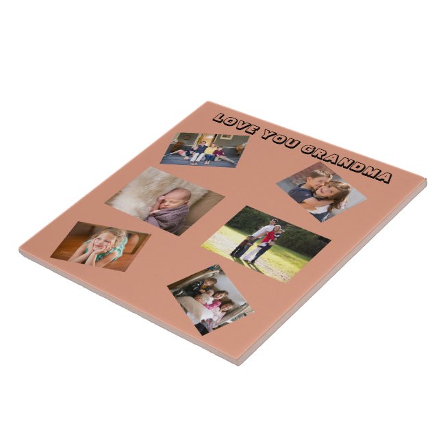 Carreau Aimez-vous Grand-mère Chic Sans Serif 6 Photos Ang (Côté)